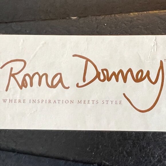 Roma Downey for Home Interiors Gold Metallic Ornate Frame w Glass & Art 6.75" sq - Picture 15 of 16